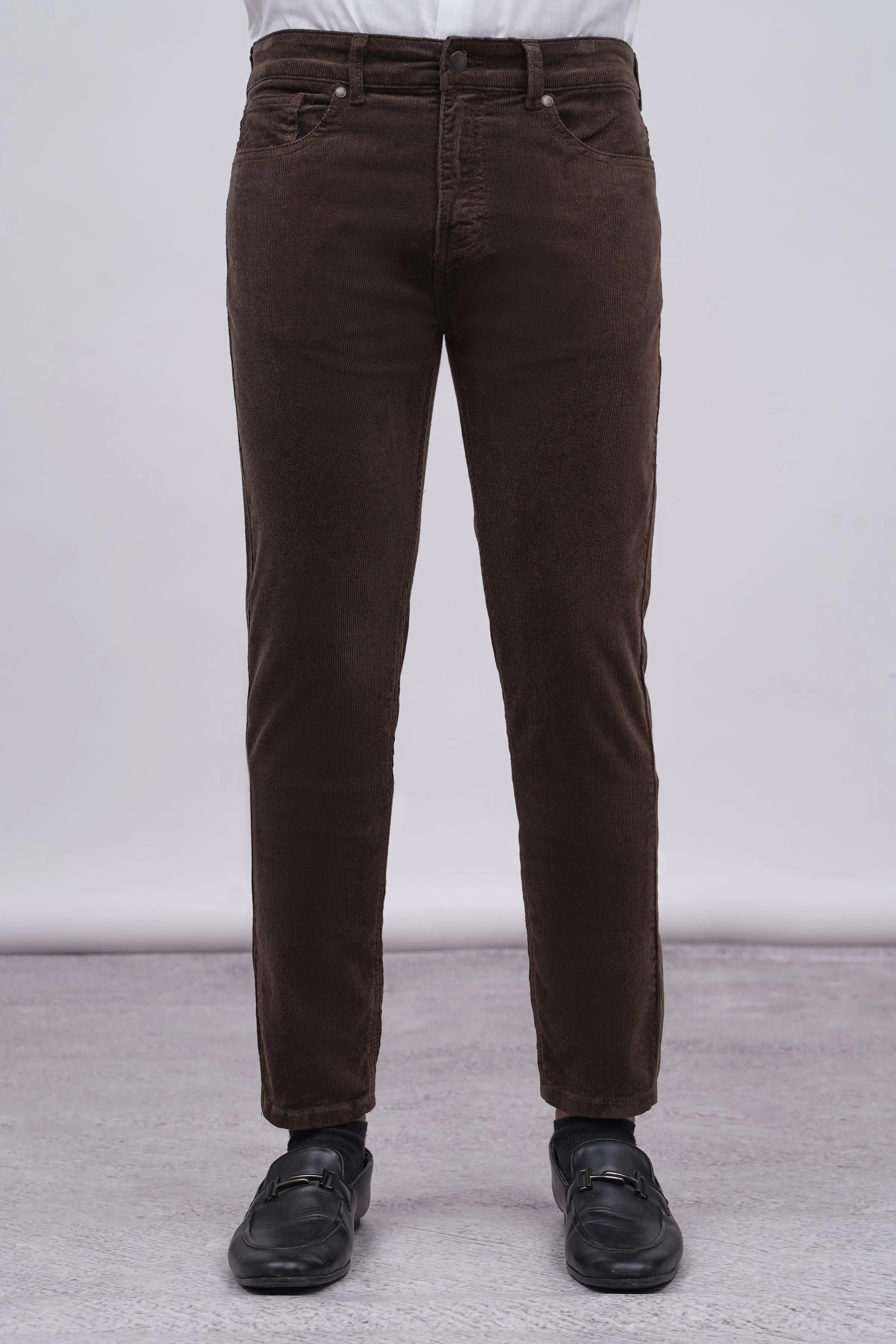 5 POCKET CORDUROY PANT BROWN