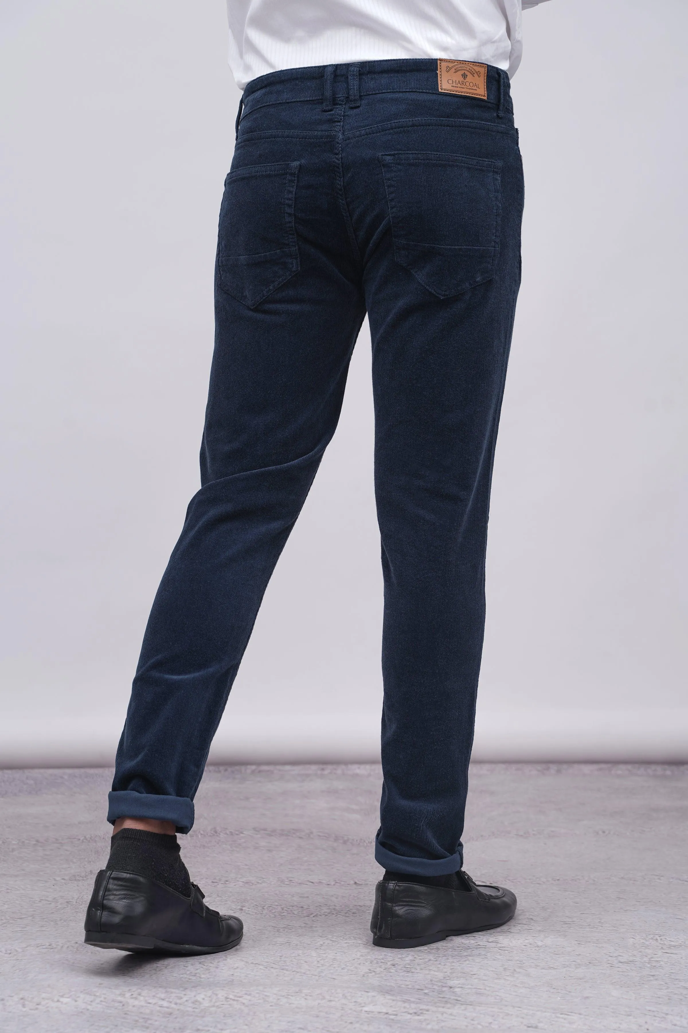 5 POCKET CORDUROY PANT NAVY