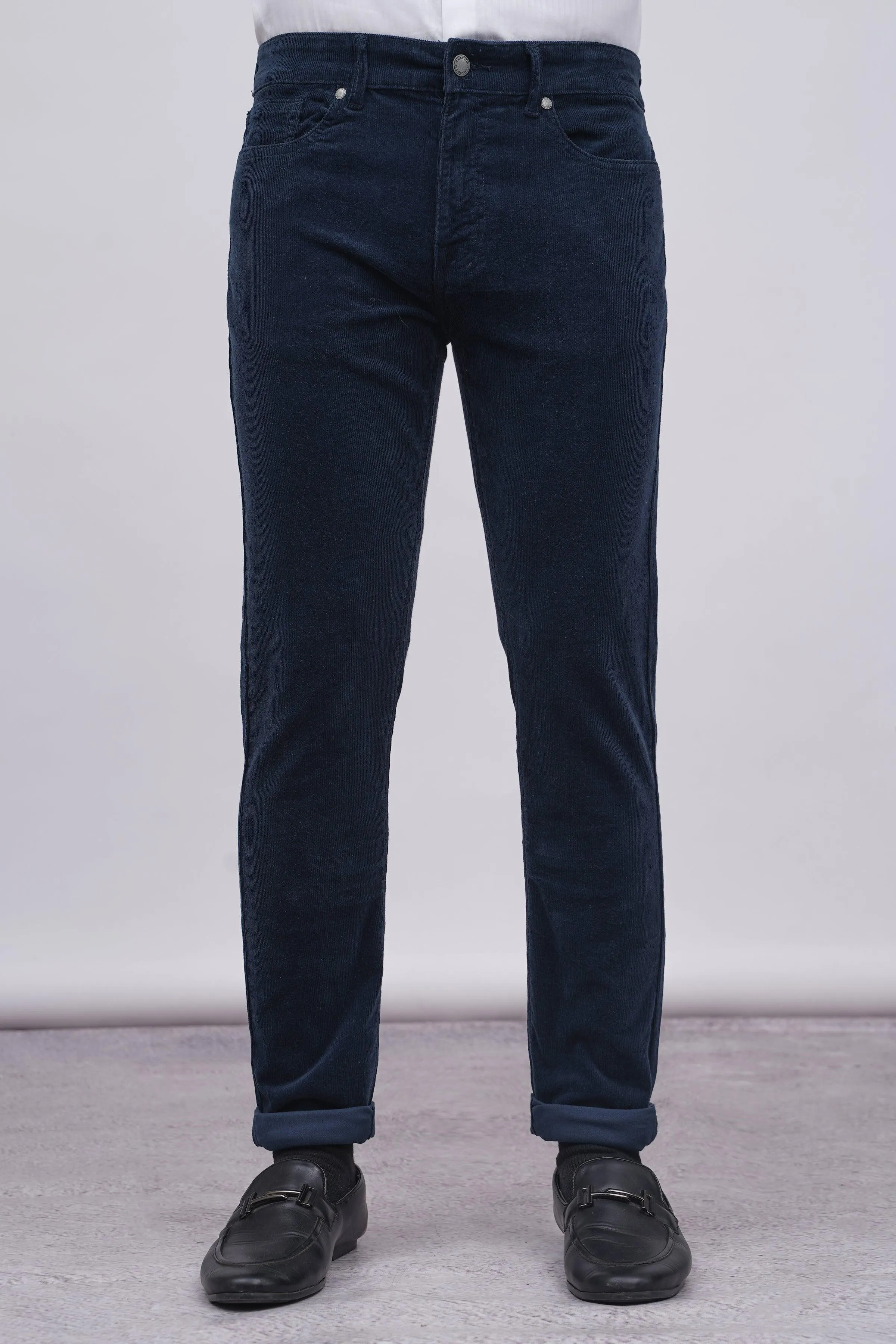 5 POCKET CORDUROY PANT NAVY