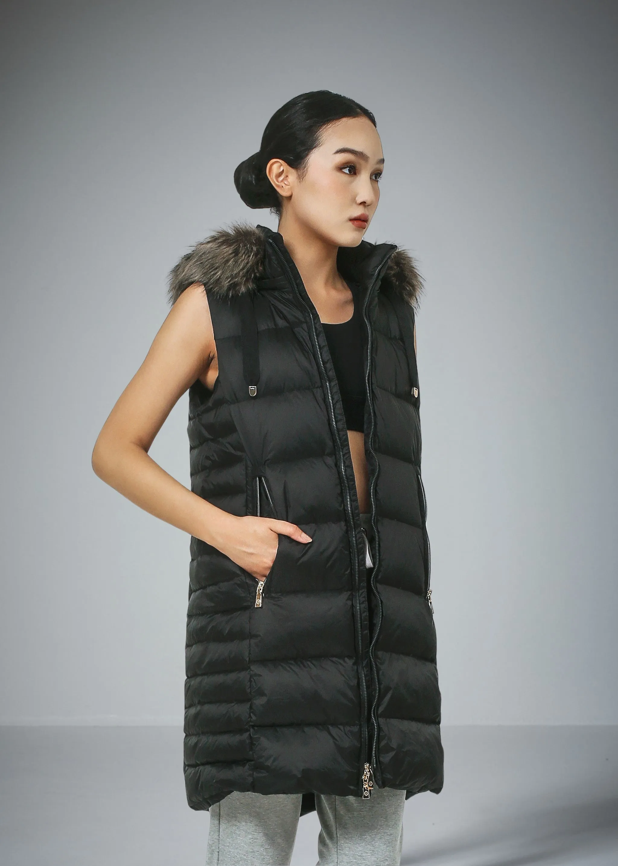 Amorique Down Puffer Vest