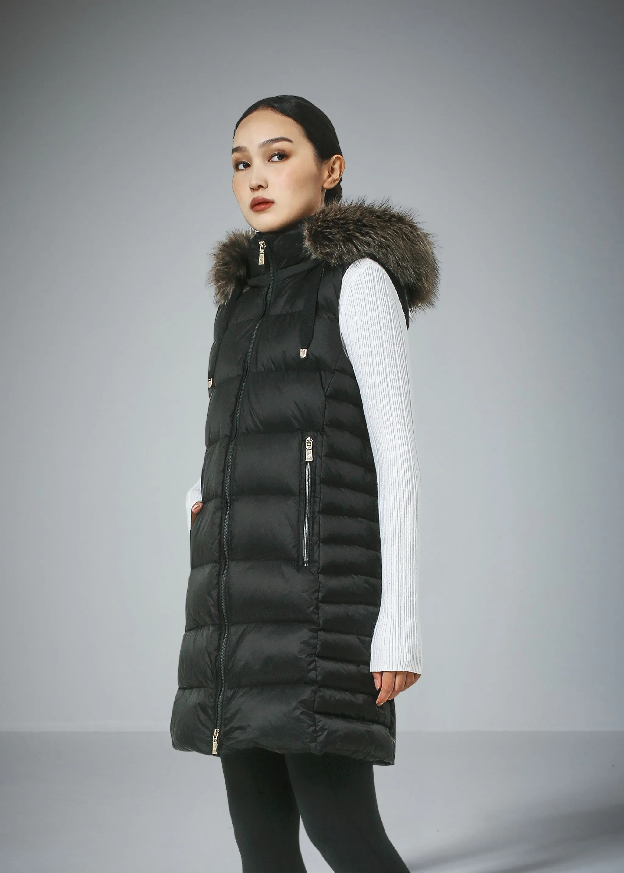 Amorique Down Puffer Vest