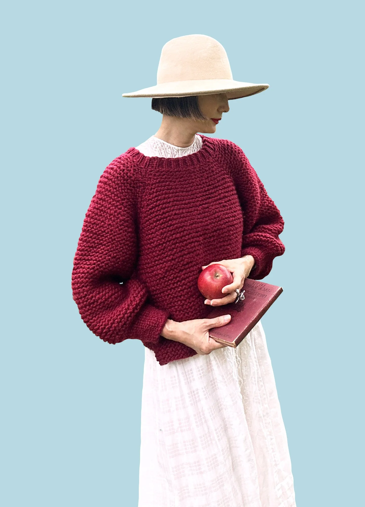 Audrey Top-Down Sweater PATTERN- Dream