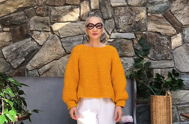 Audrey Top-Down Sweater PATTERN- Dream