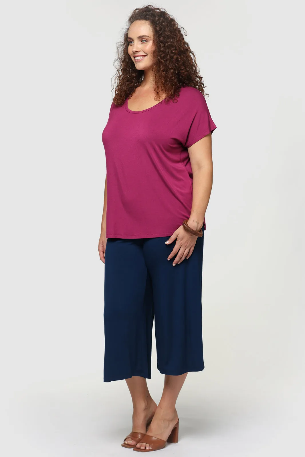 Bamboo Culottes - Navy