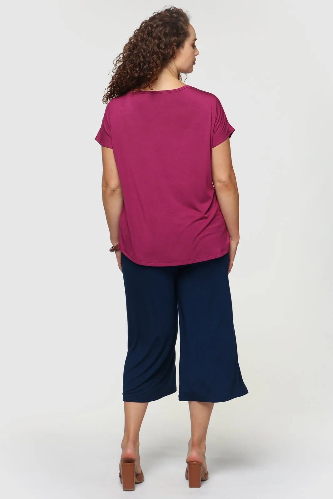 Bamboo Culottes - Navy