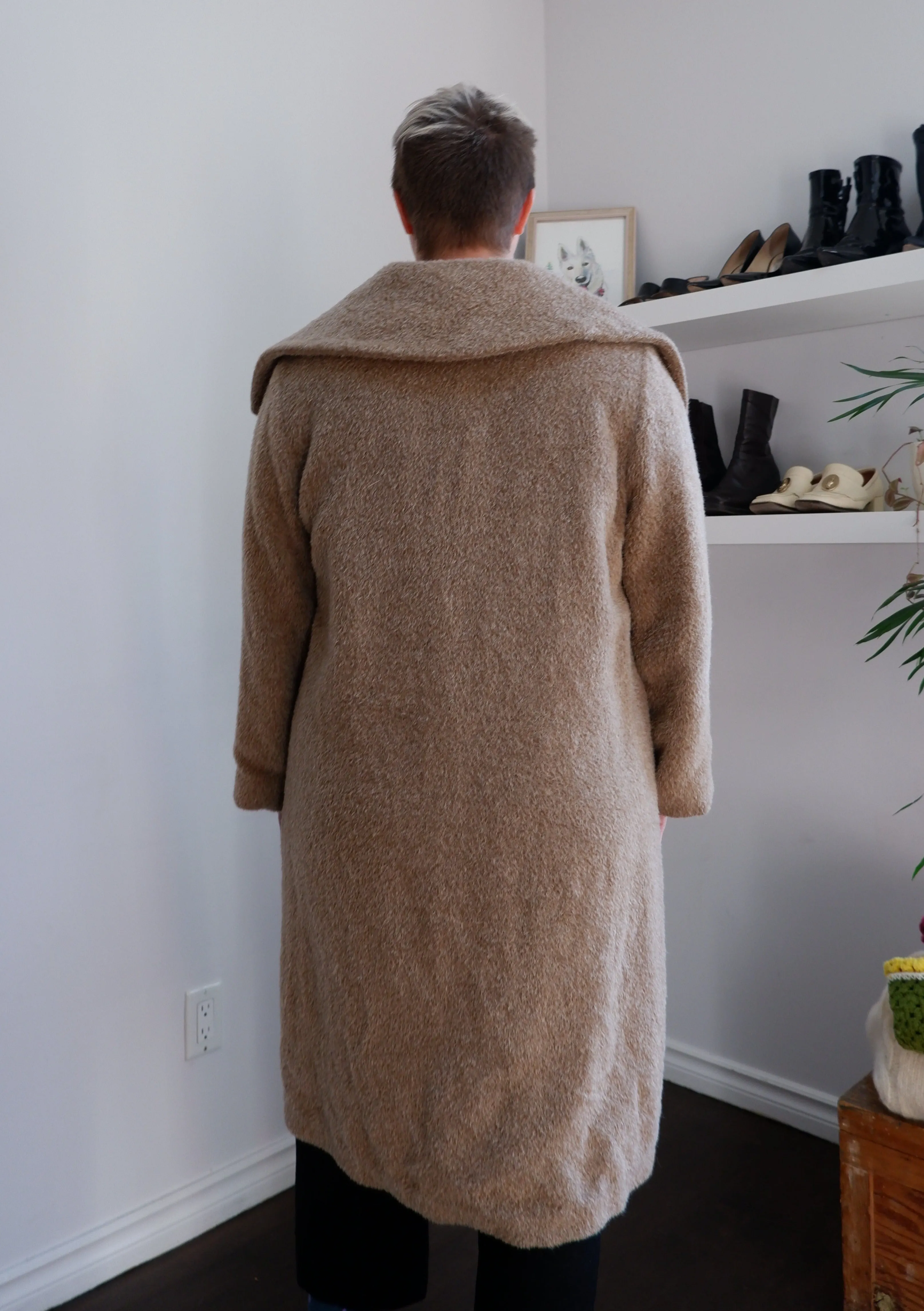 Betta Vitti Italian Wool Teddy Coat - L/XL