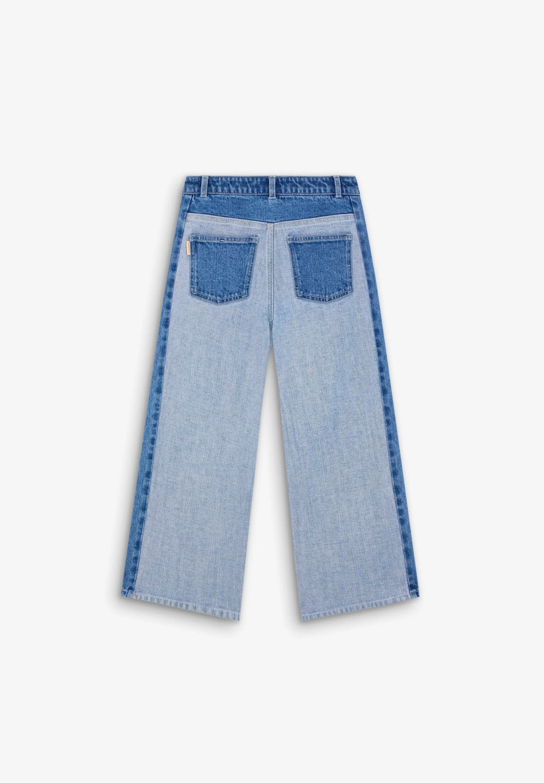 BICOLOUR CULOTTE JEANS