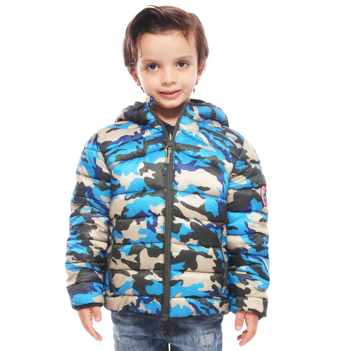 Boys' Reversible Lightweight Puffer Jacket