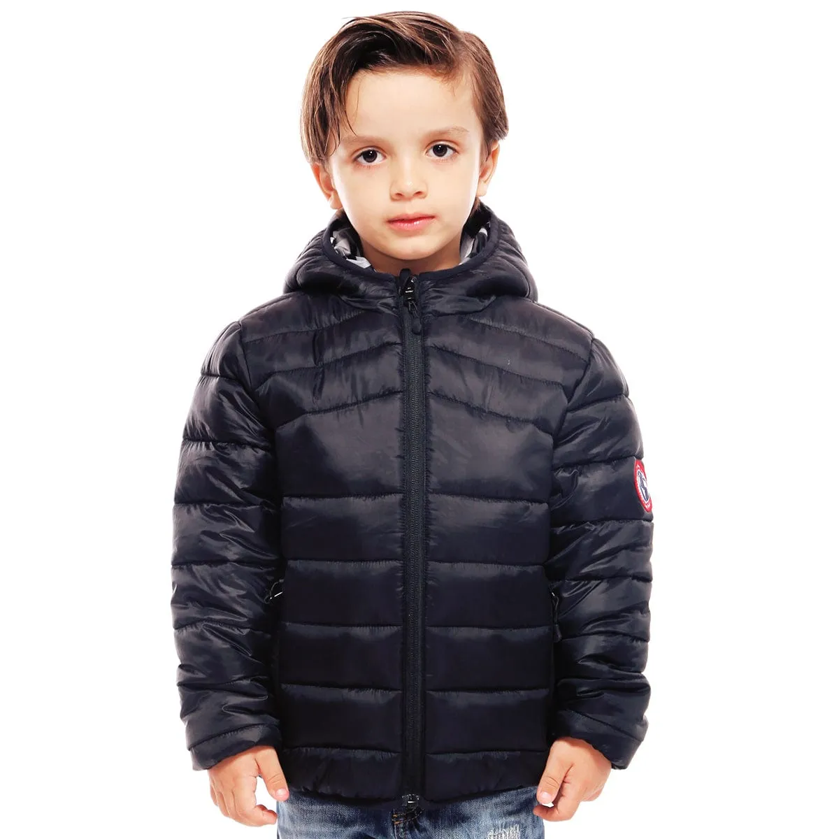 Boys' Reversible Lightweight Puffer Jacket