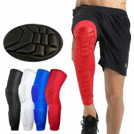 Breathable Honeycomb Long Basketball Knee Pads