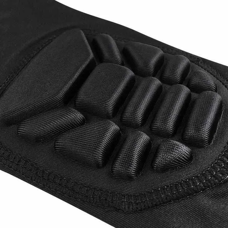 Breathable Honeycomb Long Basketball Knee Pads