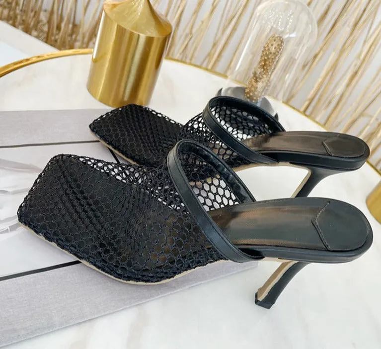 Breathable Mesh Heel Slippers