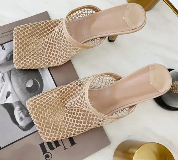 Breathable Mesh Heel Slippers