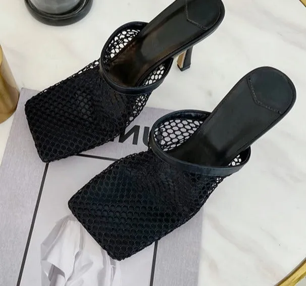 Breathable Mesh Heel Slippers