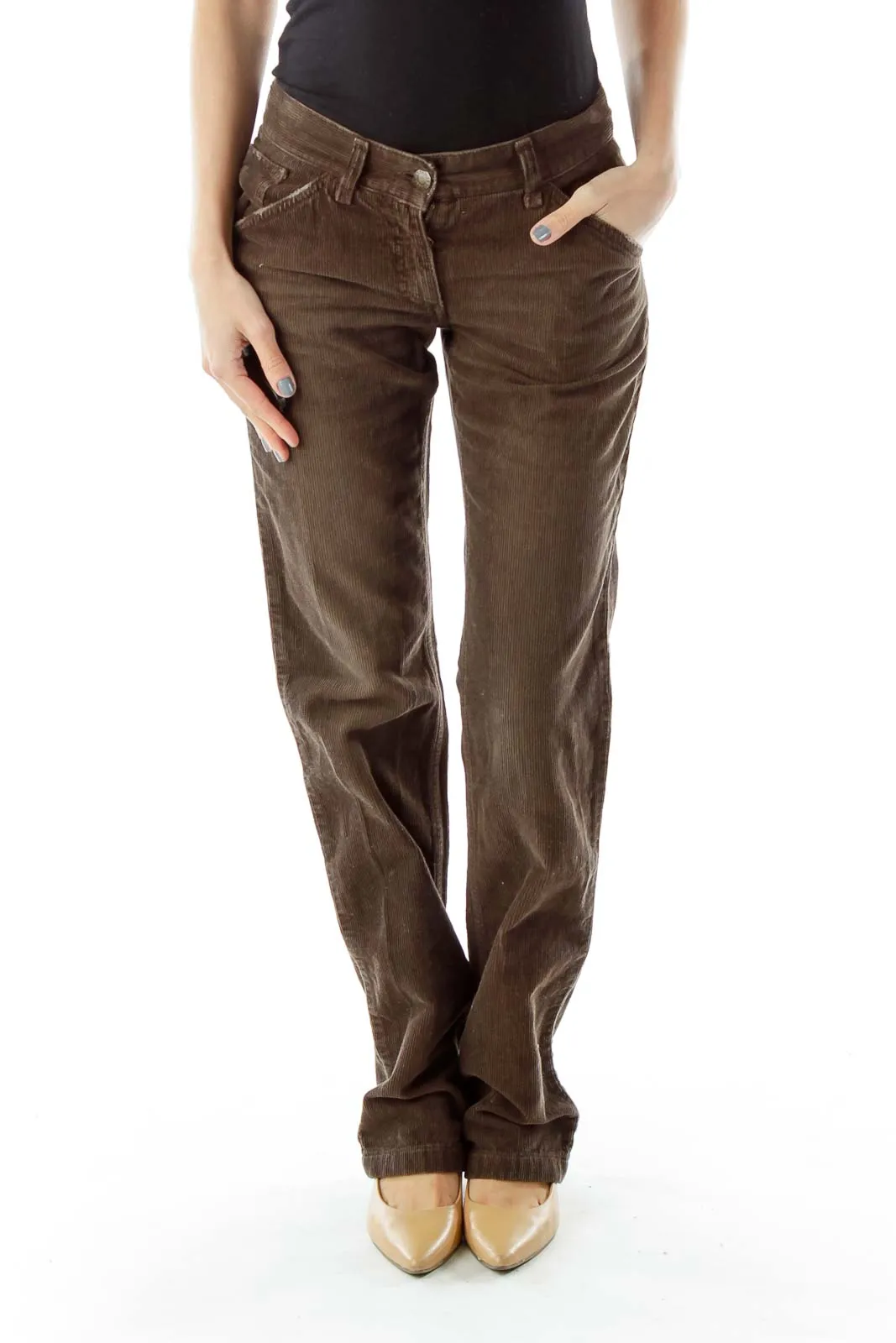 Brown Corduroy Pants