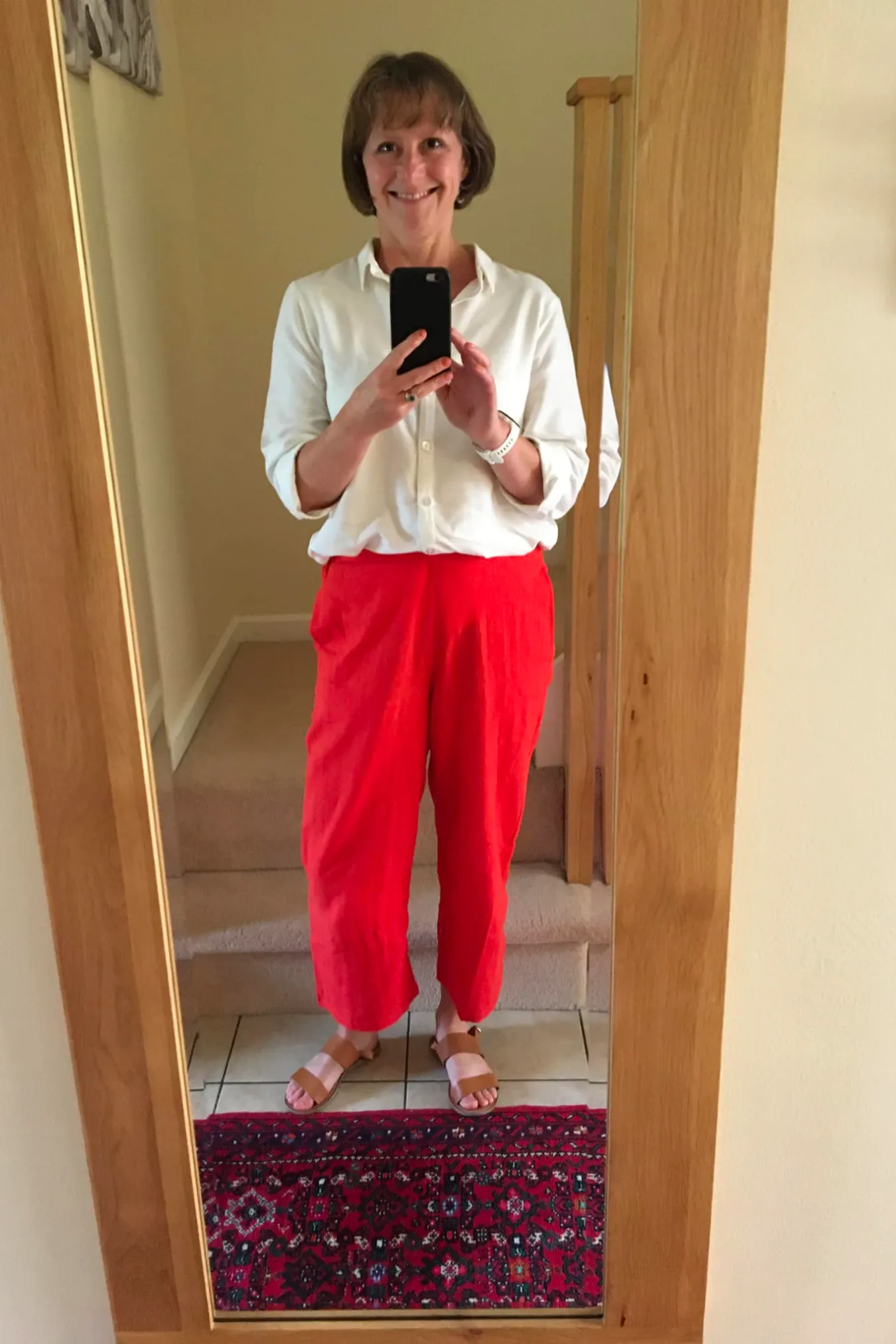 Cara - Relaxed Culotte - Red