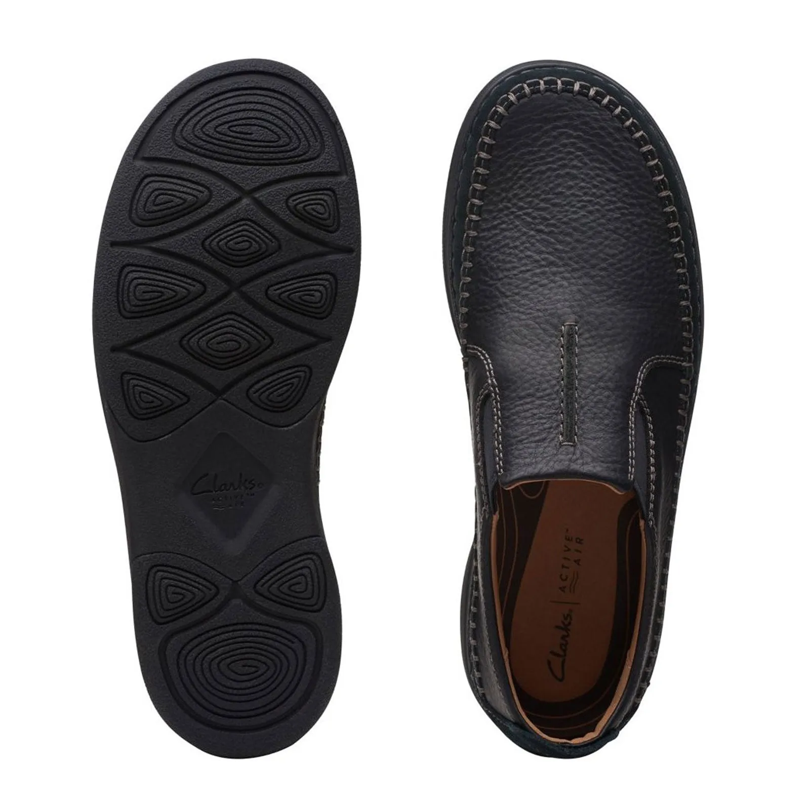 Clarks Nature 5 Walk Slip On (Men) - Black Combi