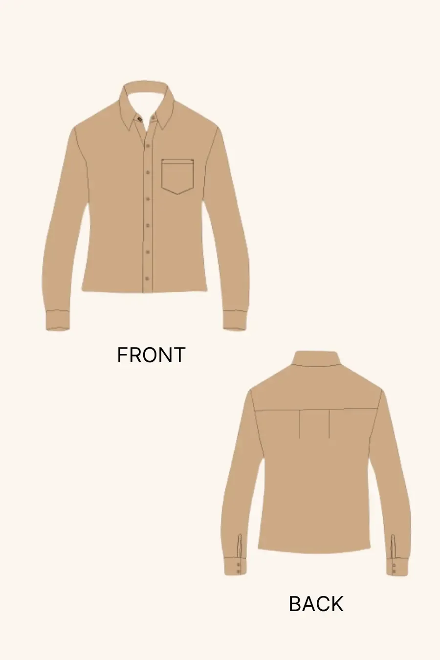 Classic Pocket Shirt Sewing Pattern 'Blake'