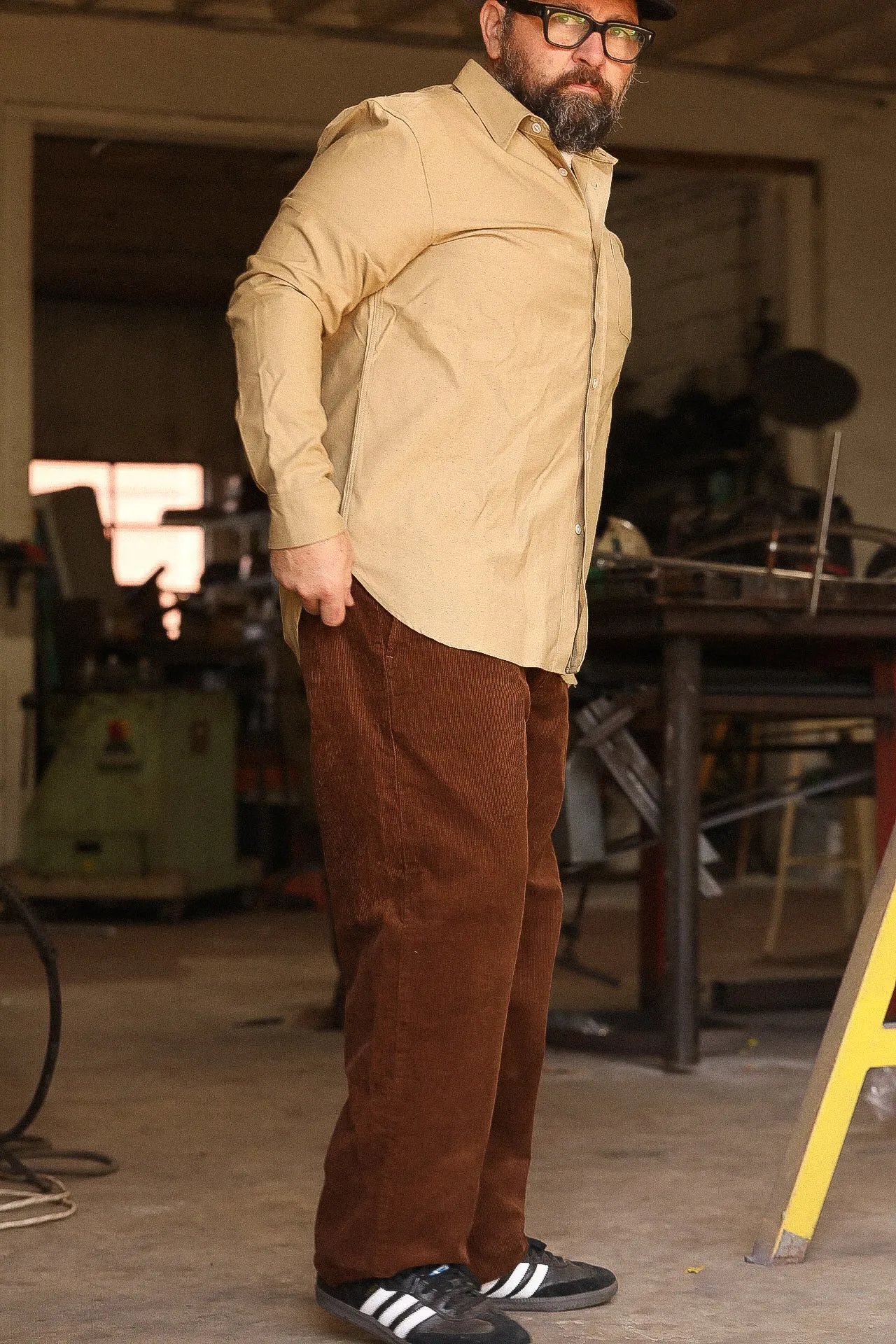 CORDUROY PANTS- BROWN (SWC300WP-CR )