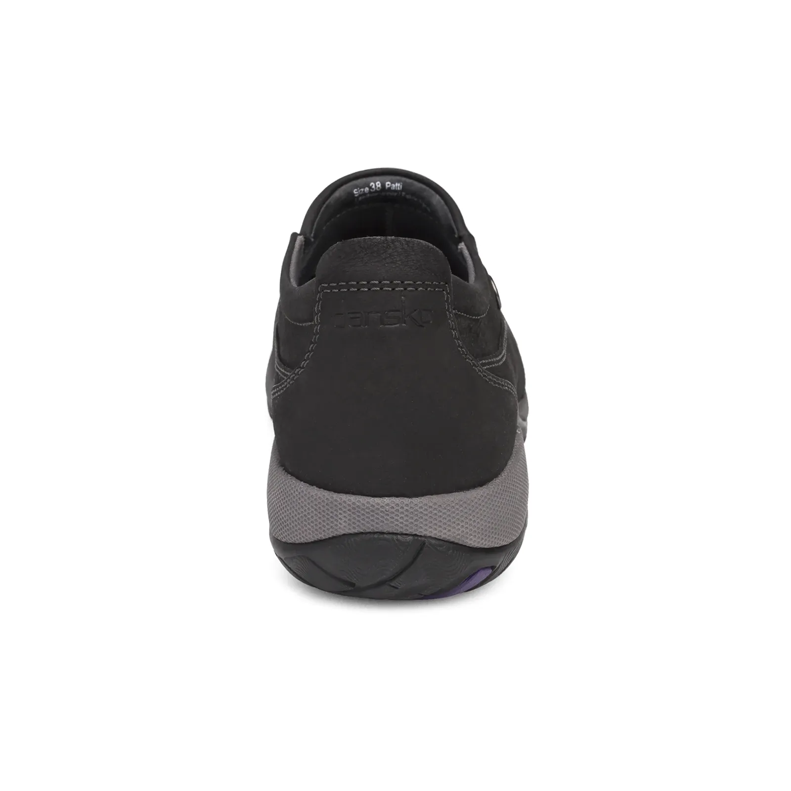 Dansko Patti Waterproof Slip On (Women) - Black Milled Nubuck