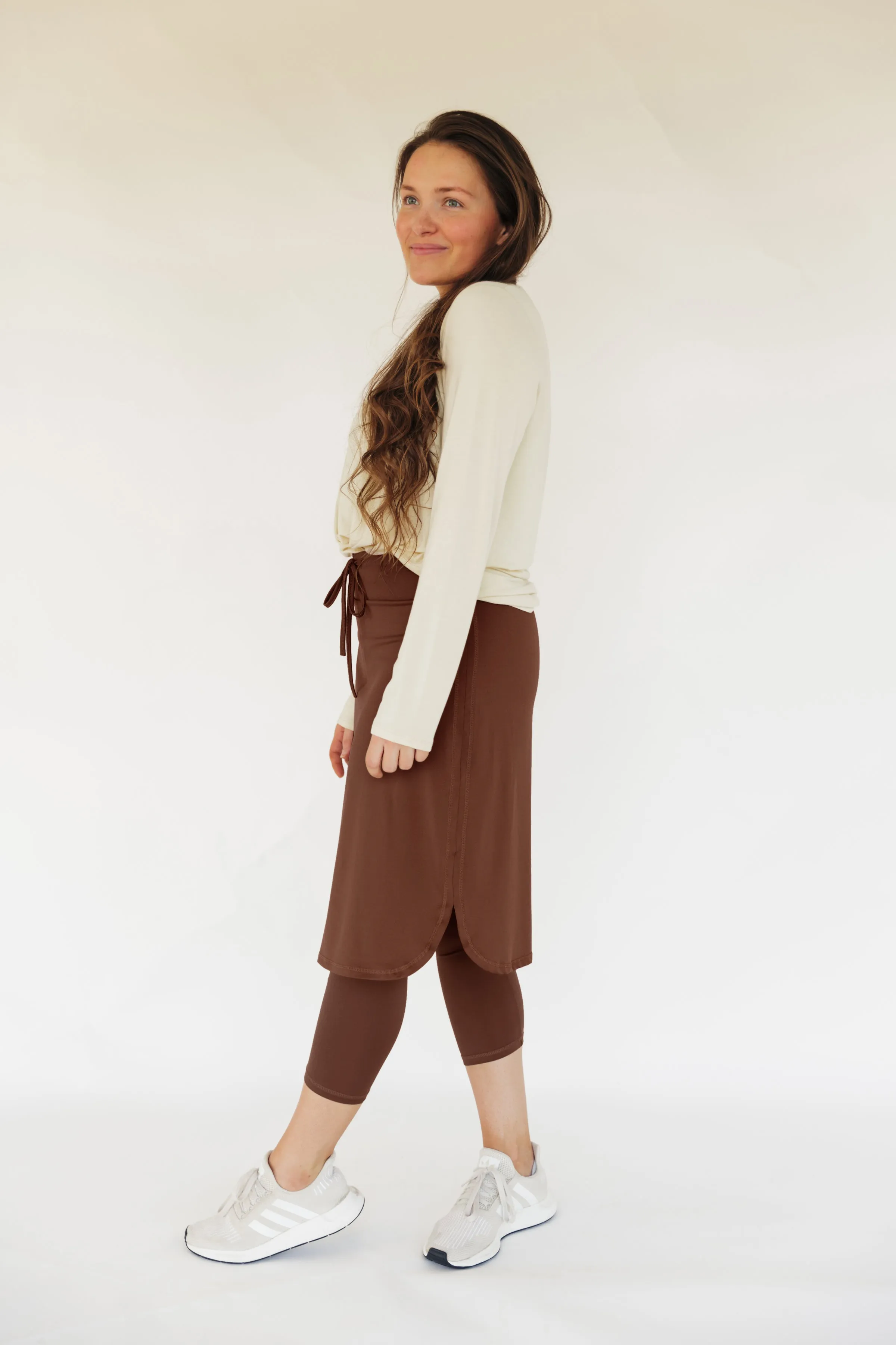 Drawstring Capri Snoga - Cocoa Brown