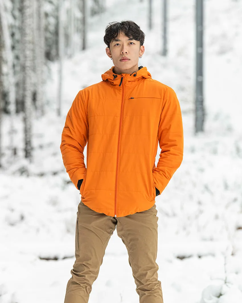 Drop-Cut Puffer Jacket