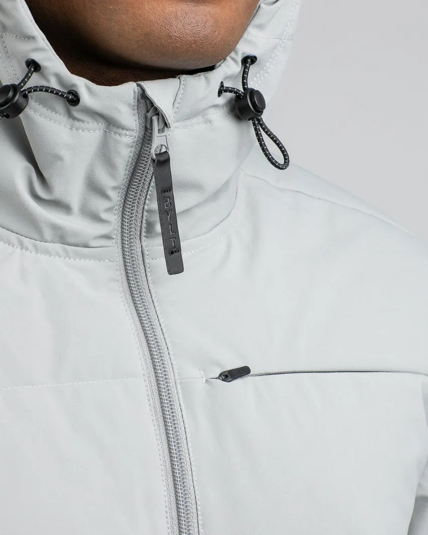 Drop-Cut Puffer Jacket