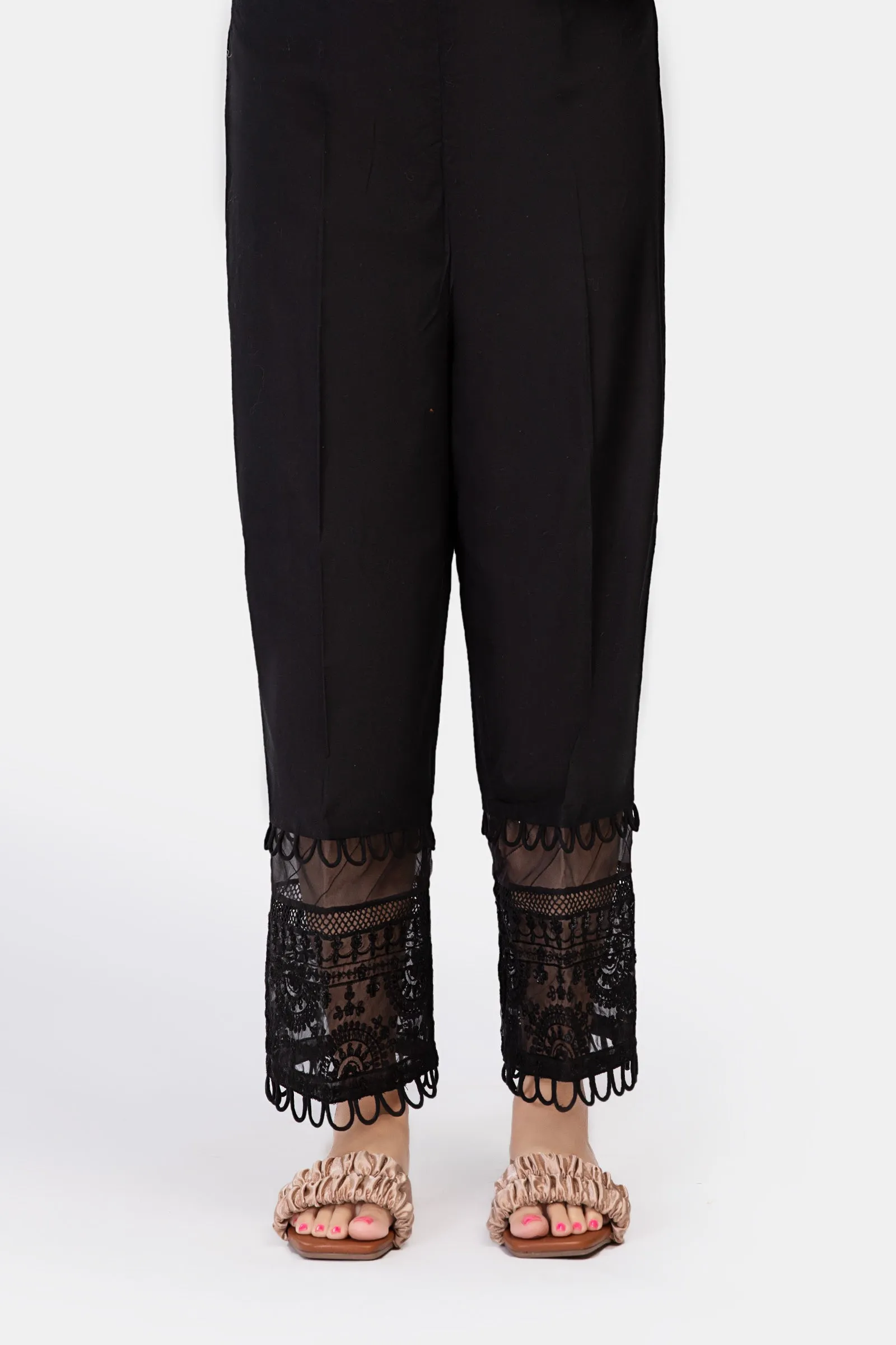 Embroidered Cambric Trouser | MB-EA23-168