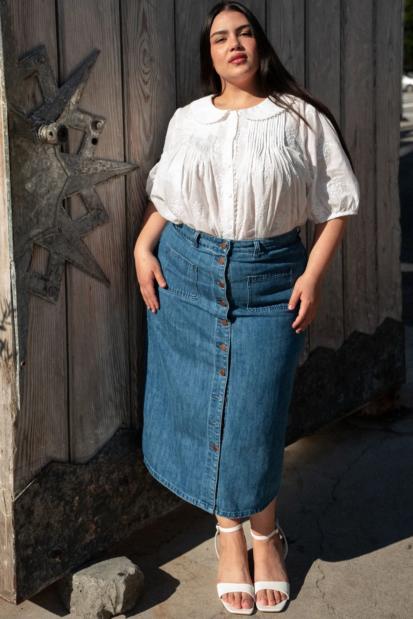 Emma Denim Skirt