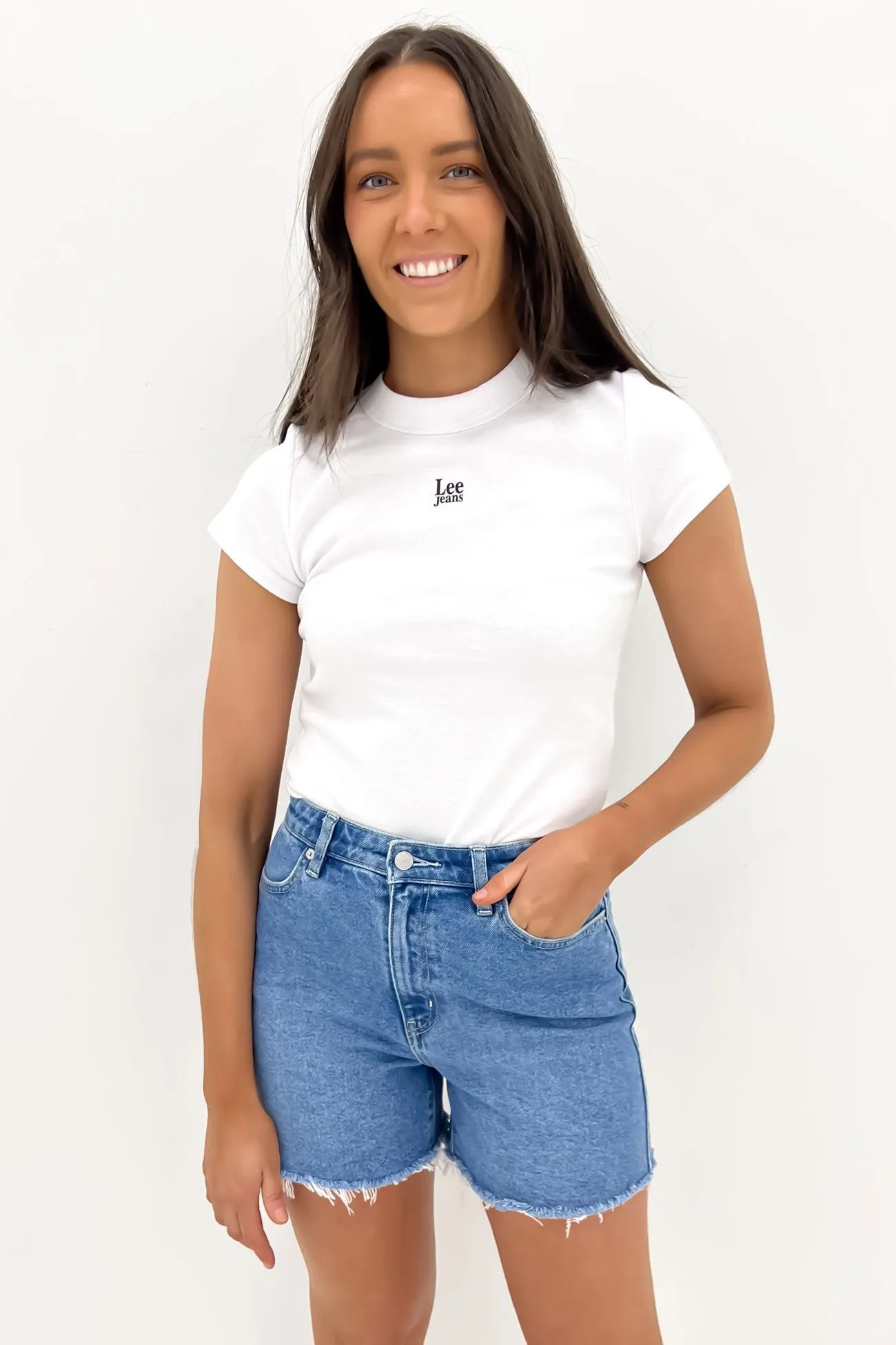 Essential Rib Tee Timeless White