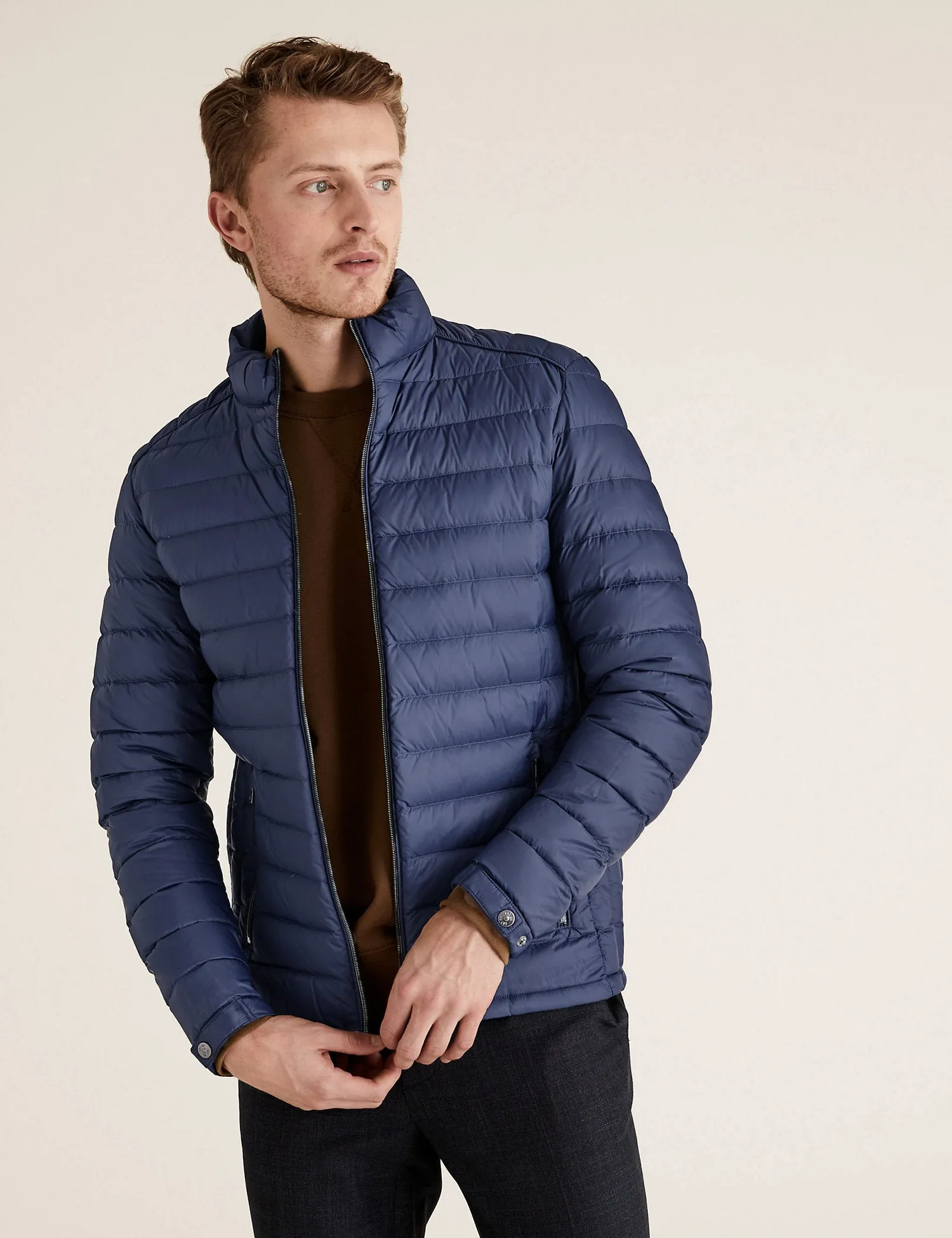 Feather & Down Puffer Jacket