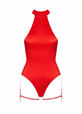 French Kiss Thong Bodysuit (Red)