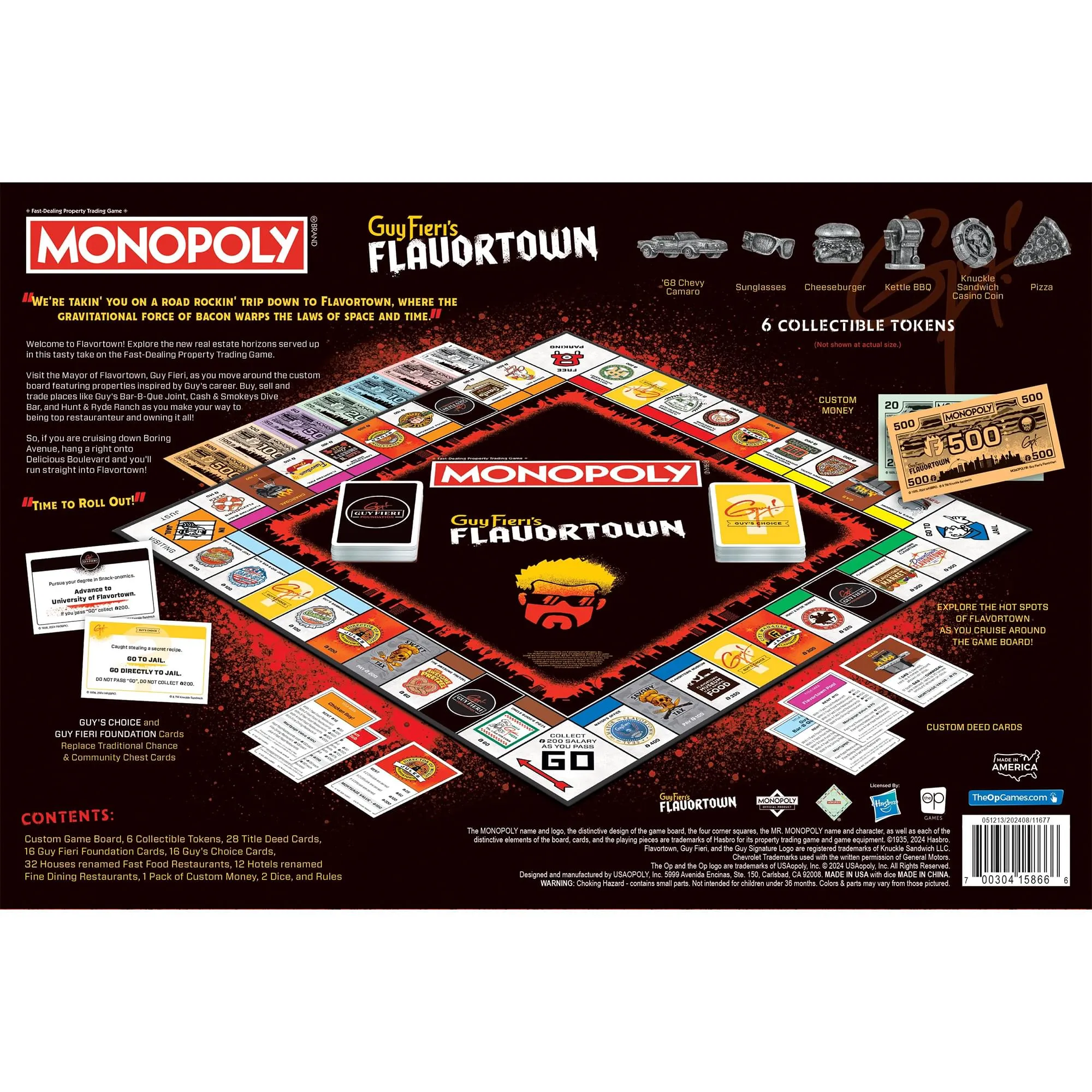 Guy Fieri's Flavortown Monopoly Board Game