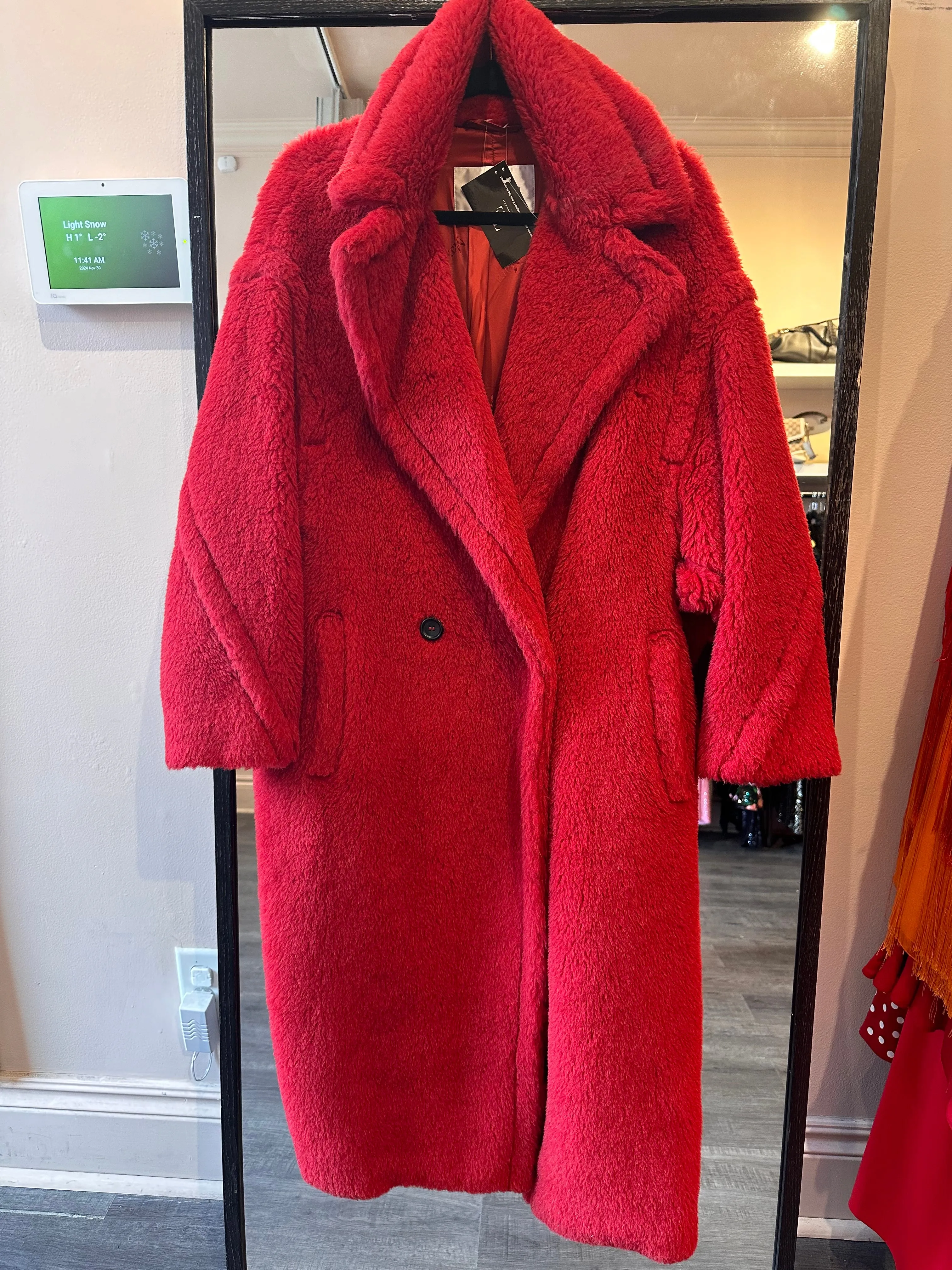 Iconic Runway Teddy Coat