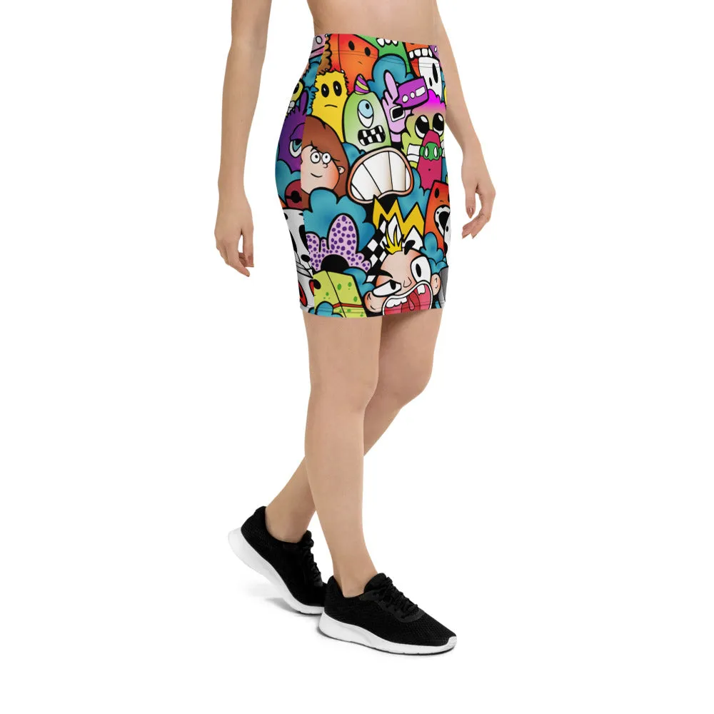 In The Jungle - Pencil Skirt