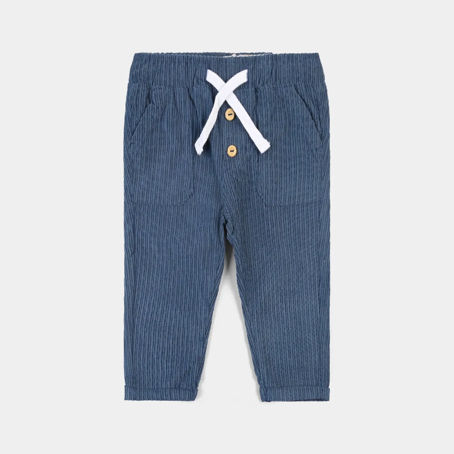 Infant Boys Corduroy Pant Two Buttons-NAVY