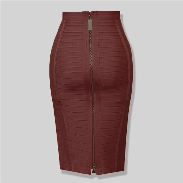 Ivyshape | Close-Fitting Pencil Skirt for Women