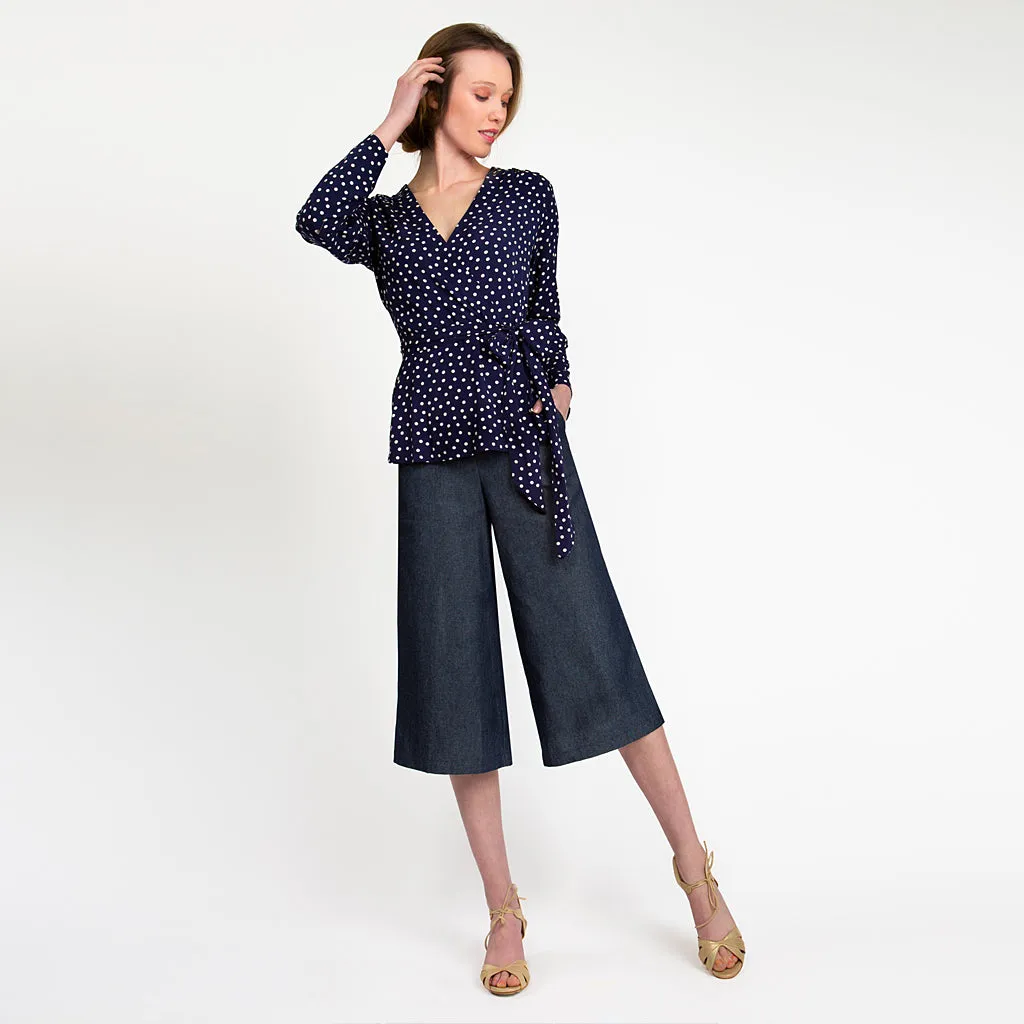 Josephine Culottes - Dark Denim - Final Sale