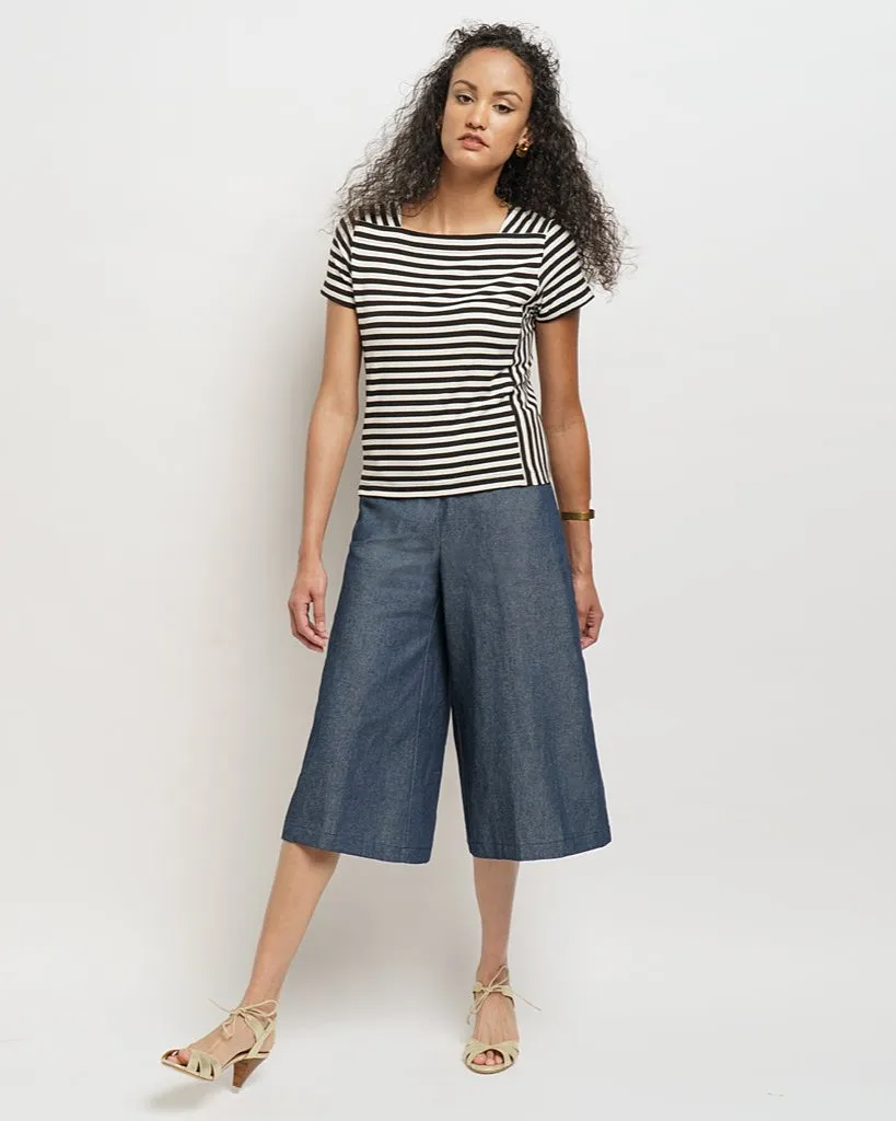 Josephine Culottes - Dark Denim - Final Sale