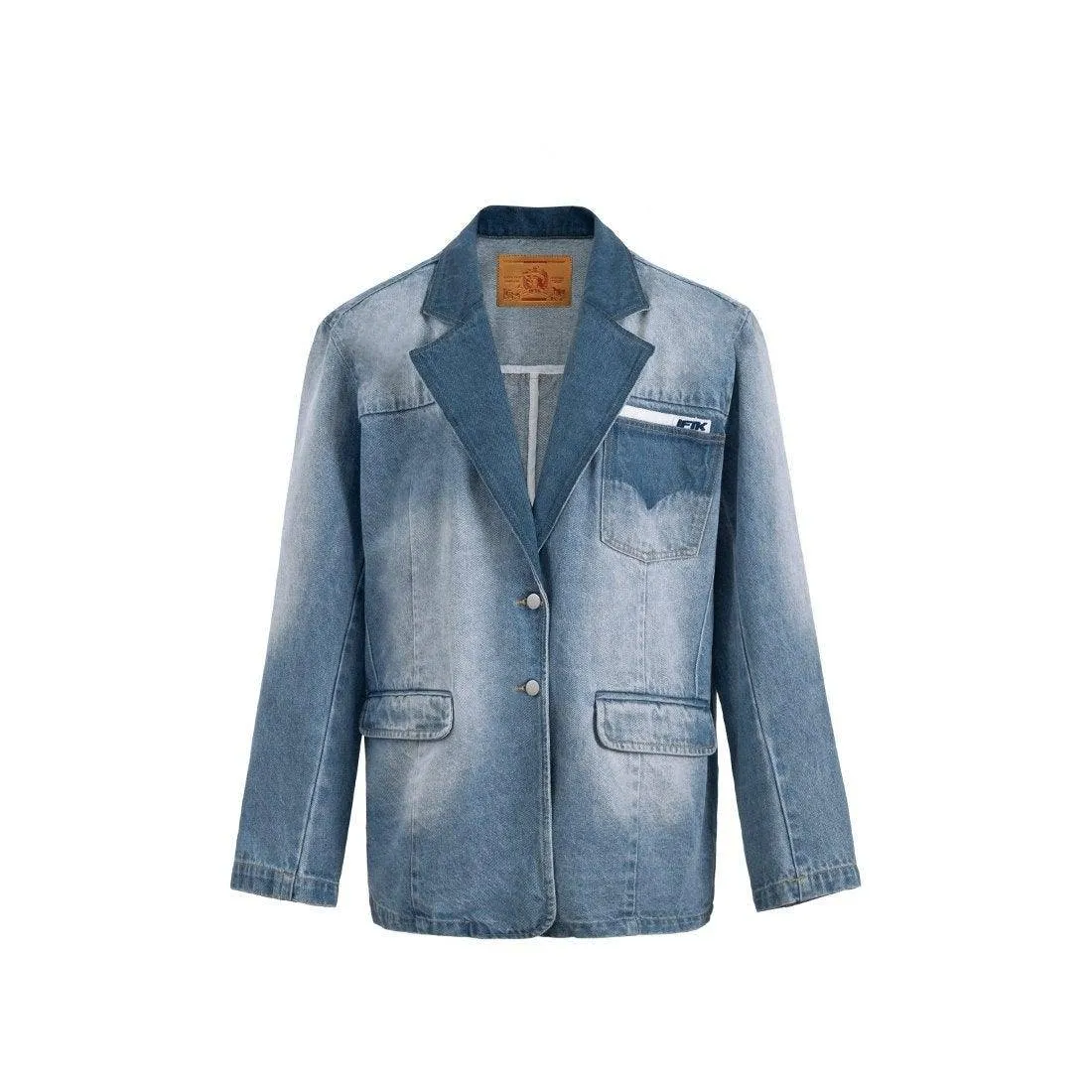 Justin Oversize Denim Blazer - A Timeless Tribute