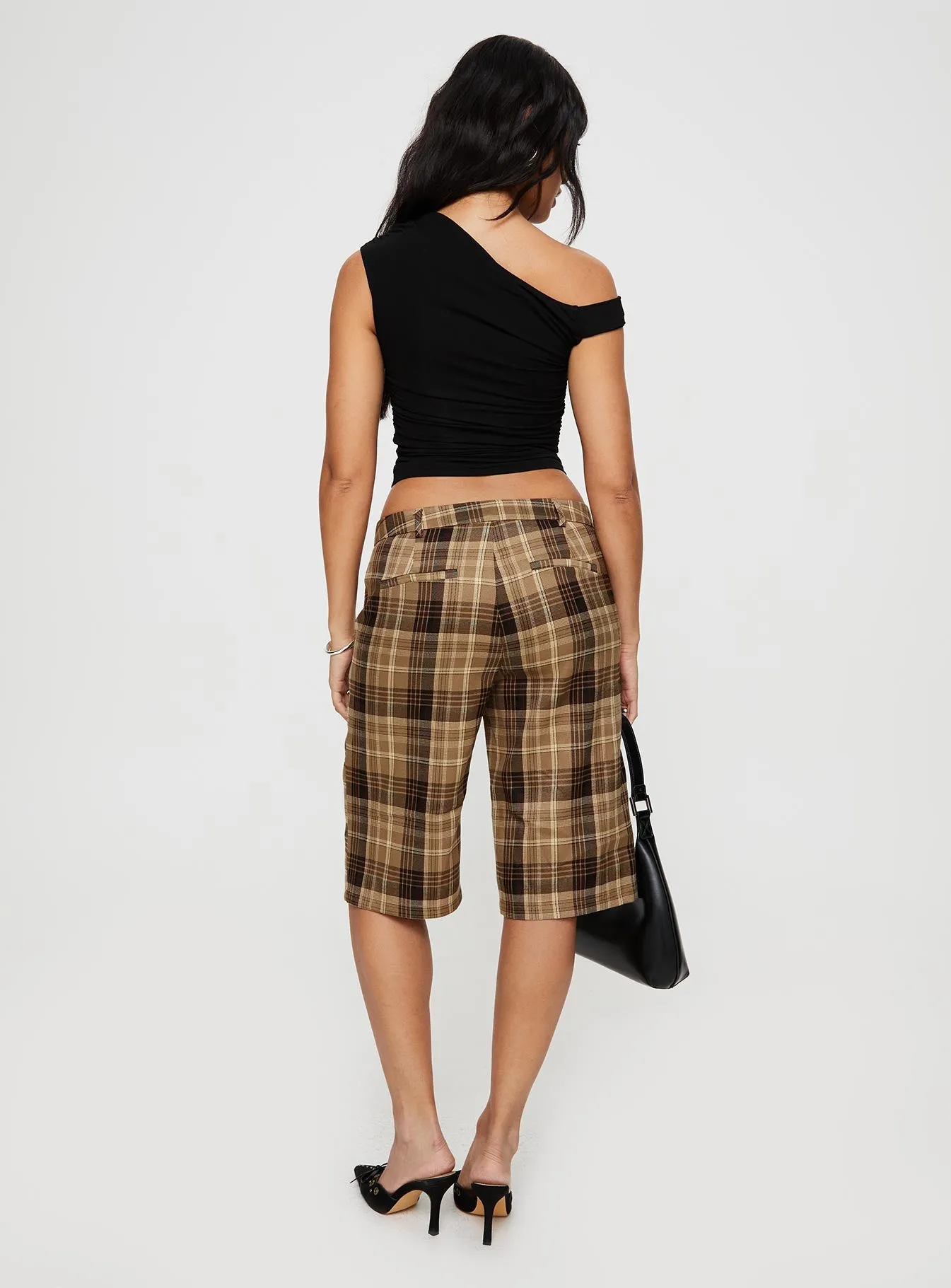 Kurt Culottes Chocolate Check