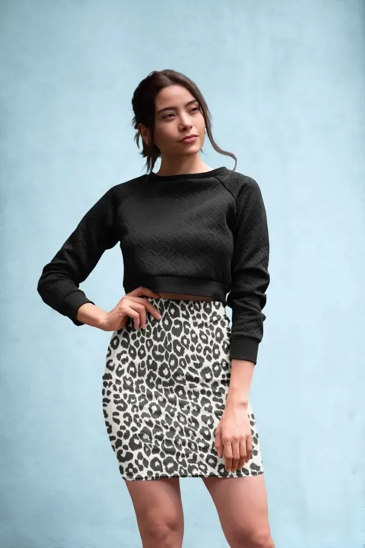 Leopard Pattern (1) Pencil Skirt