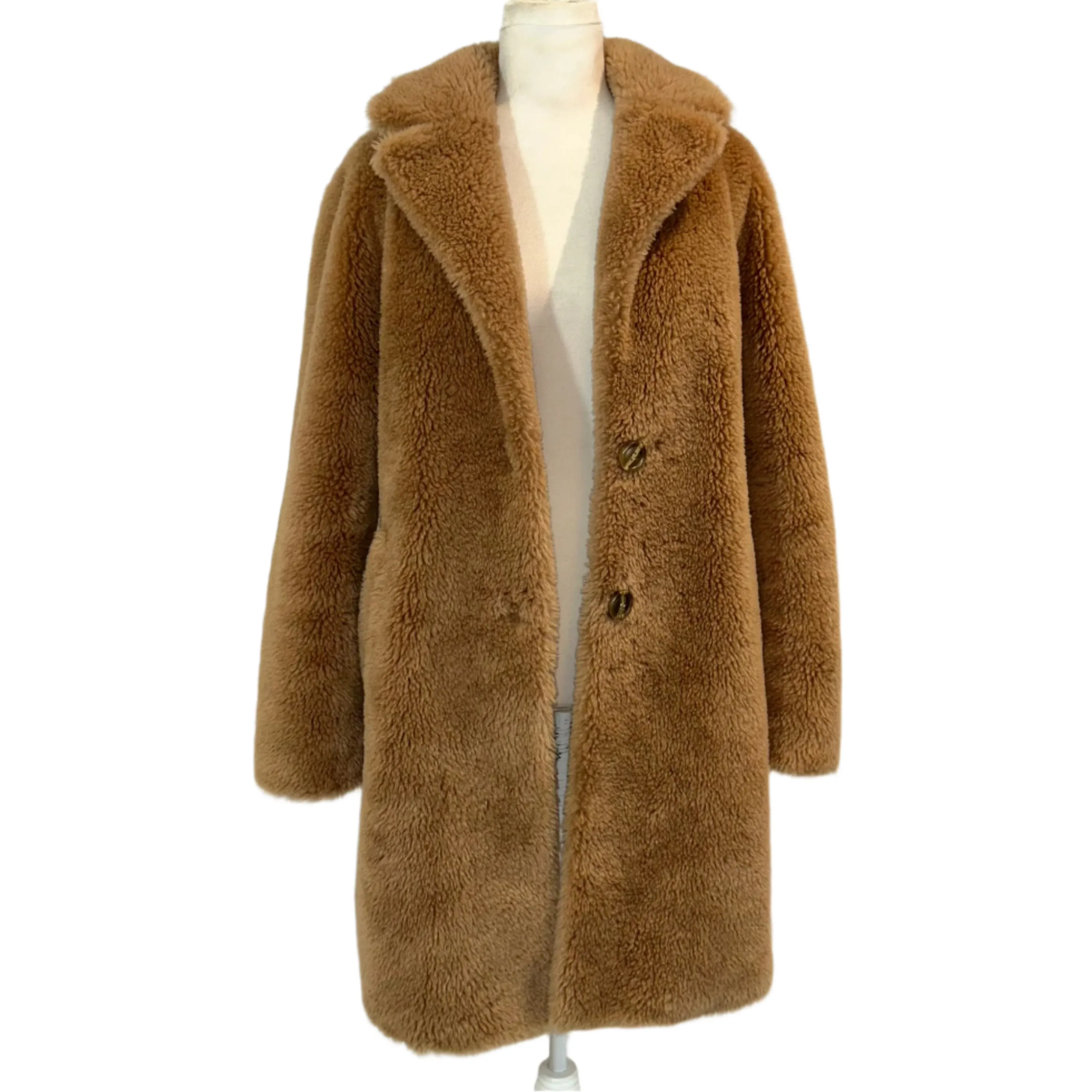 Levinsky Butterscotch Faux Fur Teddy Coat XS/S