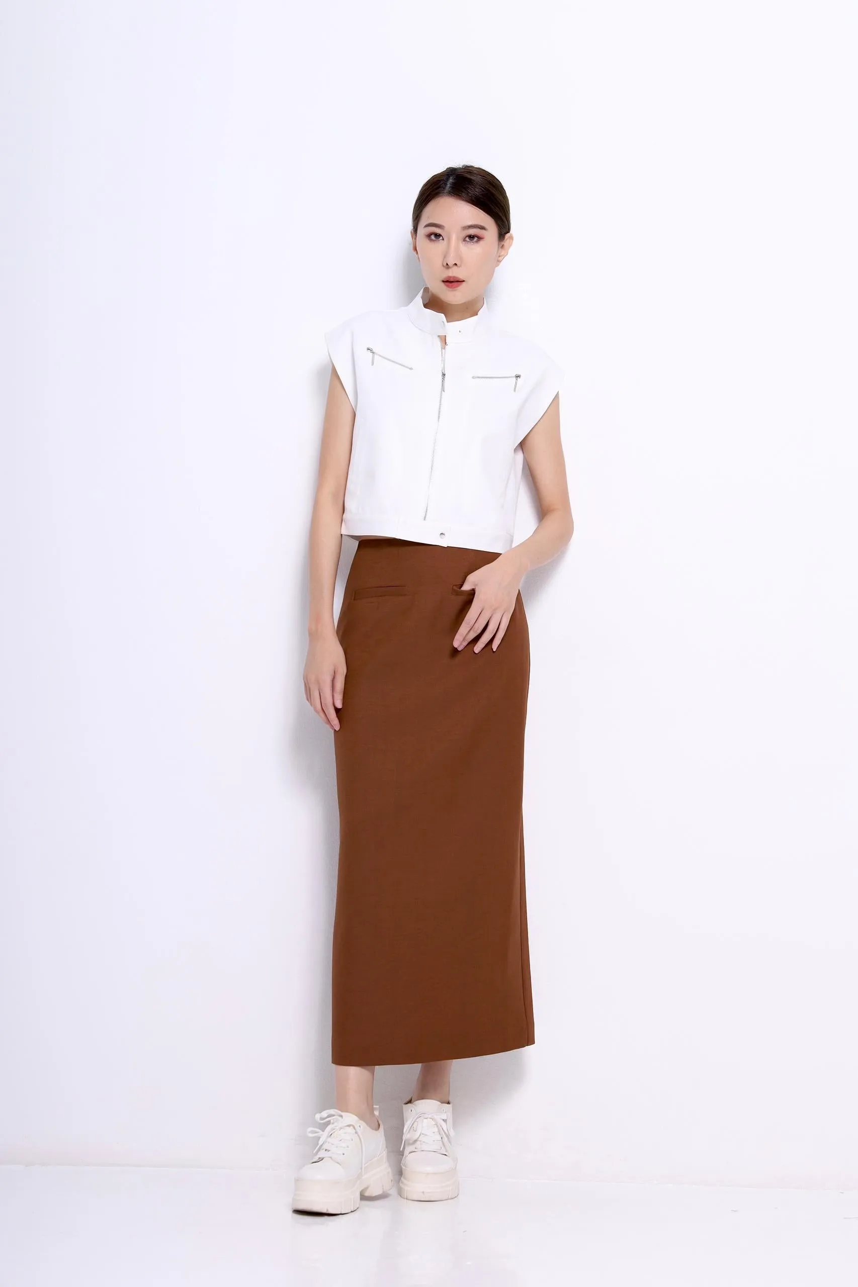 Lisa Pencil Midaxi Skirt