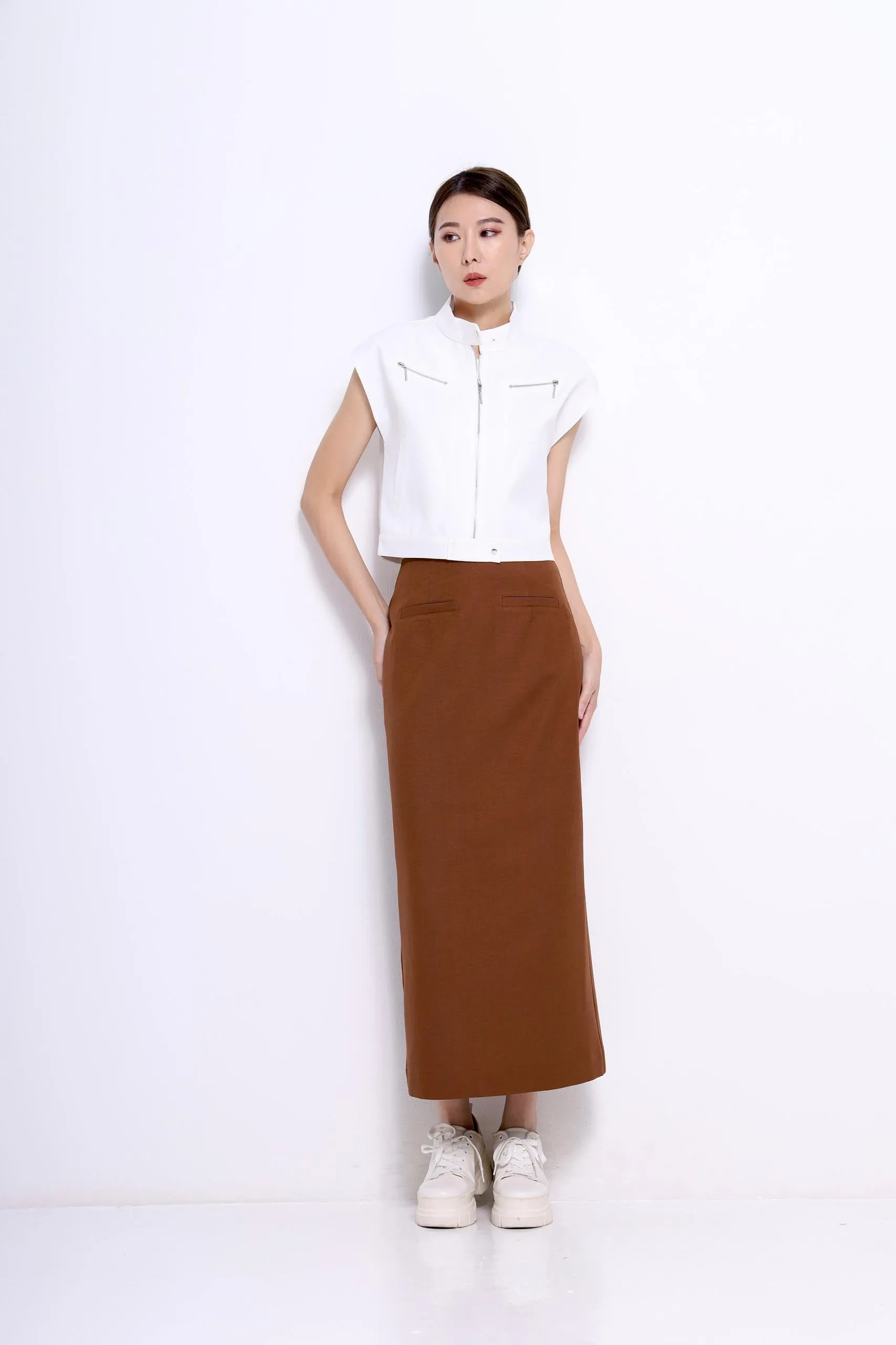 Lisa Pencil Midaxi Skirt