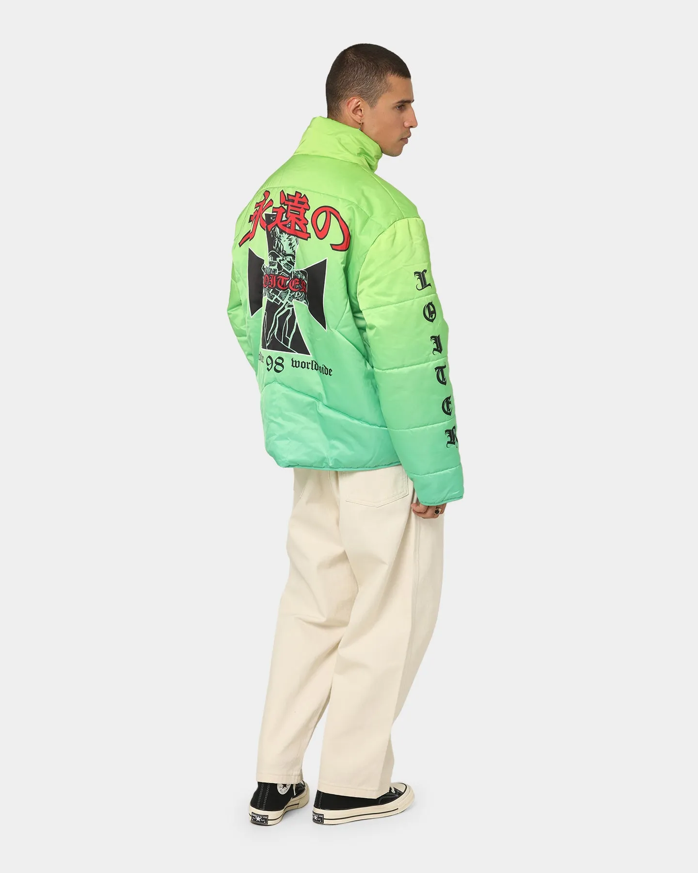 Loiter Eternal Puffer Jacket Neon Green