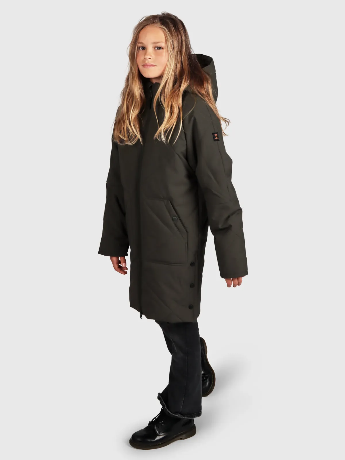 Madwelly Girls Puffer Jacket | Green