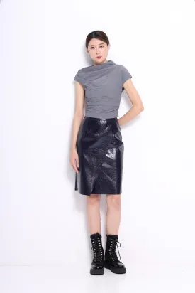 Marant Faux Leather Pencil Skirt