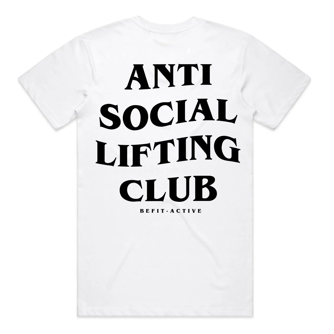 Men's ''ANTI SOCIAL LIFTING CLUB'' Oversized Heavy weight Short-Sleeve T-Shirt