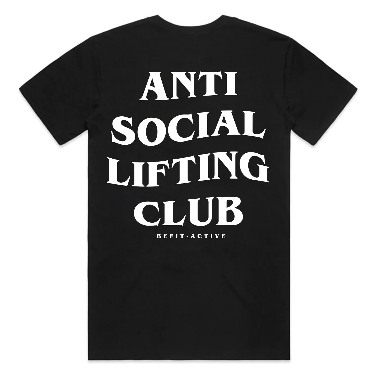 Men's ''ANTI SOCIAL LIFTING CLUB'' Oversized Heavy weight Short-Sleeve T-Shirt